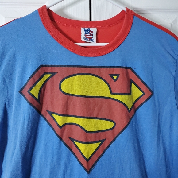 Junk Food Superman T-Shirt Sz L - Picture 2 of 10